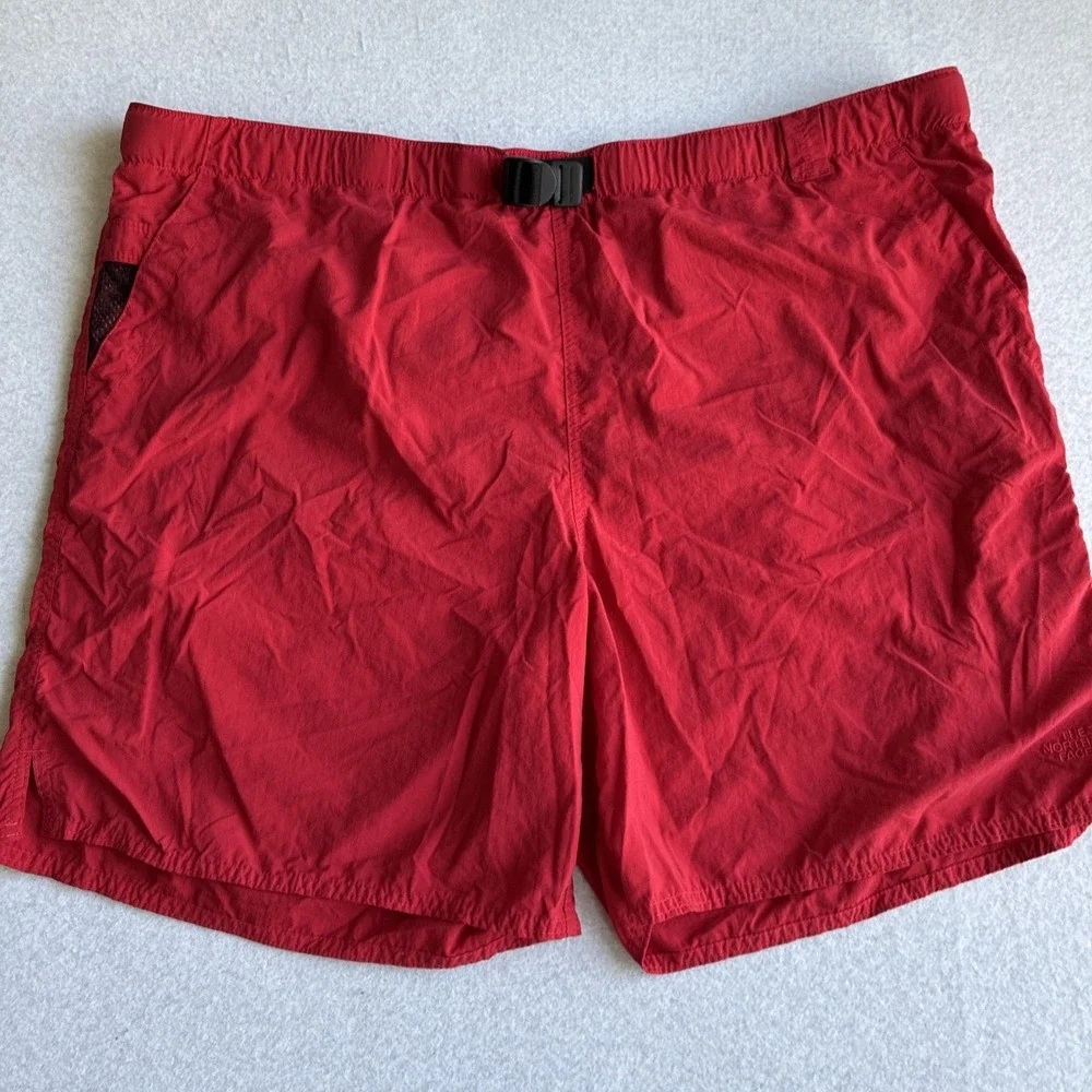 The North Face AU2F Mens Water Sports Red Shorts Lined 7
